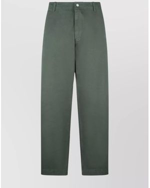 Emporio Armani Pants With Back Pockets And Belt Loops - Green