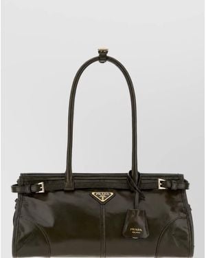 Prada Bonnie Medium Leather Tote Bag - Multicolor