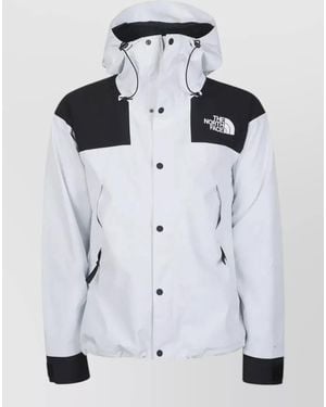 The North Face Gtx Mountain Hood Jacket Front Pockets - Grey
