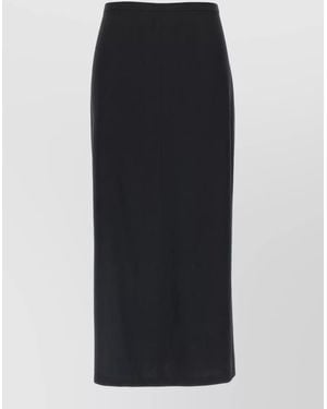The Row Button Detail Matias Skirt Design - Black