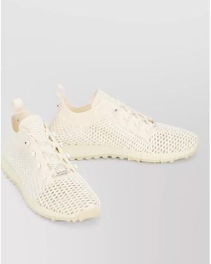Jimmy Choo Knitted Low-Top Trainers - Natural