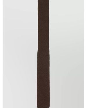 BOSS Linen Tie - White