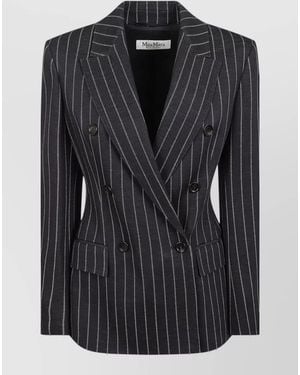 Max Mara Jersey Blazer - Black