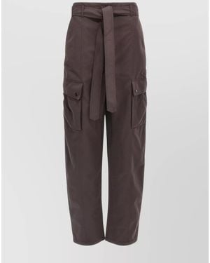 ANDAMANE Straight-Leg Trousers - Brown