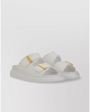 McQueen Oversized Sandals - White
