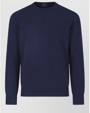 Drumohr Cashmere Crewneck Sweater - Blue