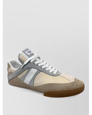 Chloé Kick Lace Up Sneakers Contrast Panels - Multicolor