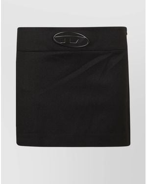 DIESEL Skirts Featuring High-Waisted Design - Black