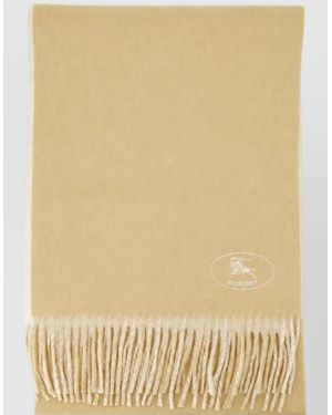 Burberry Cashmere Scarf - Natural