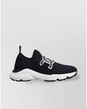 Tod's Knitted Slip-On Trainers - Metallic