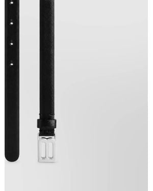Balenciaga Leather Belt - White