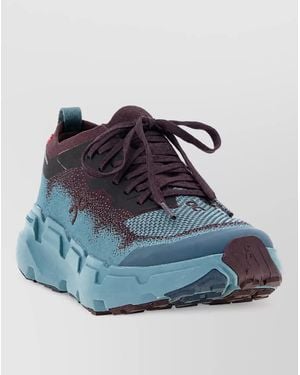On Shoes Technical Knit Lace-Up Sneakers - Blue