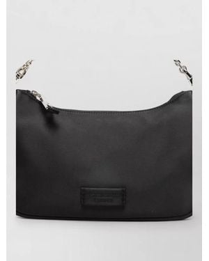 Emporio Armani Shoulder Baguette Bag Chain Strap Dustbag - Black