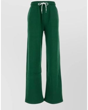 Polo Ralph Lauren Cotton Blend Joggers Casual Fit Wide Leg - Green