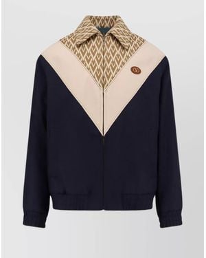 Valentino Wool Bomber Jacket - Blue