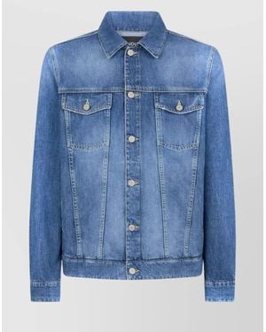 Dondup Cotton Jacket - Blue