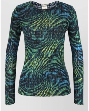 Diane von Furstenberg Nylon T-Shirt - Green