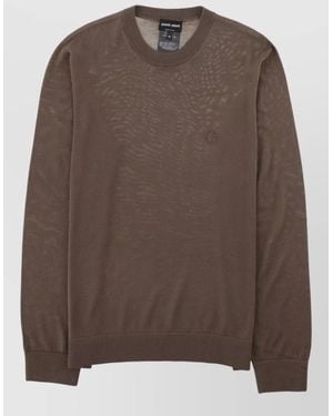 Giorgio Armani Virgin Wool Tank Top - Brown