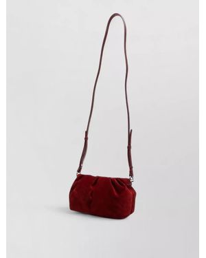 Christian Louboutin Eva Mini Suede Leather Clutch Bag - White