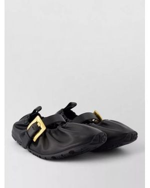 Balmain Racer 45 Loafers Lambskin Buckle - Black