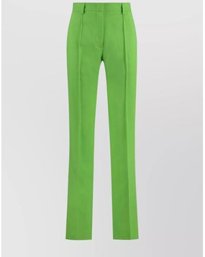MSGM Flared Tailored Trousers - Green