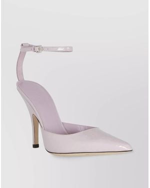 BY FAR Leather Court Shoes - Pink