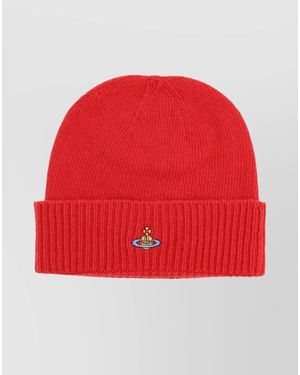 Vivienne Westwood Cashmere Beanie - Red