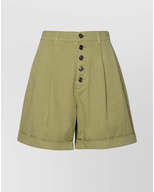 Etro Cotton Shorts - Green