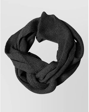 Dolce & Gabbana Cashmere Silk Knit Scarf - Black