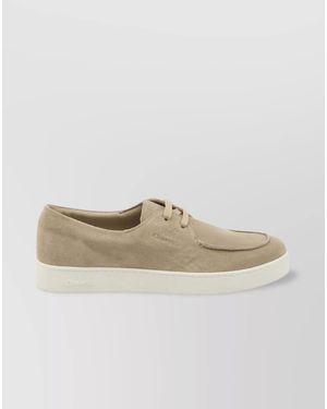 Church's Leather Low-Top Trainers - Natural