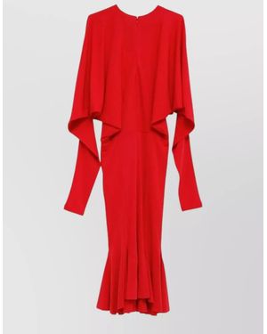 Jacquemus Cutout Jersey Midi Dress - Red