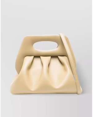 THEMOIRÈ Opalia Vegan Fabric Clutch Bag - Natural