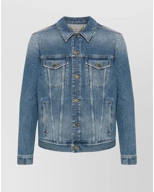 Golden Goose Cotton Denim Jacket - Blue