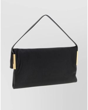 Elisabetta Franchi Leather Shoulder Bag - White