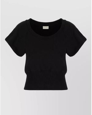 Dries Van Noten Cotton T-Shirt - Black