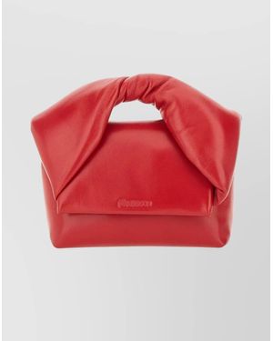 JW Anderson Twisted Handle Soft Structure Shoulder Bag - Red