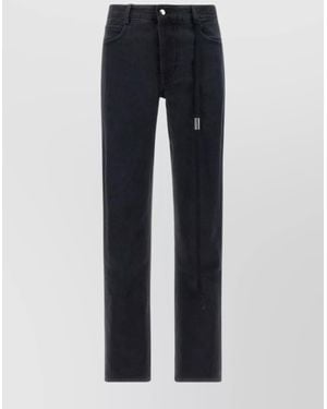 Ann Demeulemeester Denim Straight-Leg Jeans - Blue