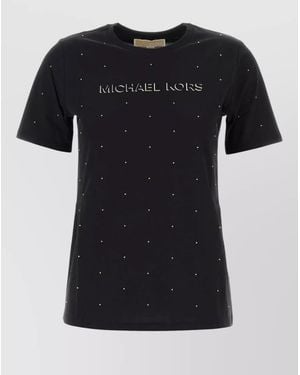Michael Kors Cotton T-Shirt - Black