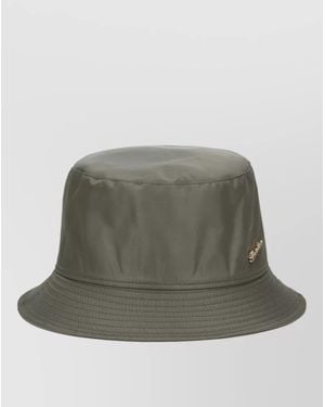 Borsalino Morgan Rain Bucket Hat Stitched Brim - Green