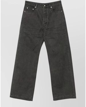 Rick Owens Straight-Leg Jeans - Grey