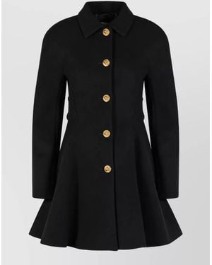 Versace Wool Fitted Jacket - Black