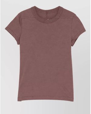 Rick Owens Cropped T-Shirt - Purple