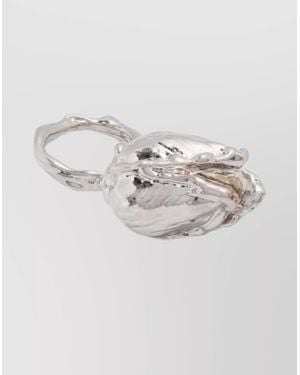 Marni Bold Sculptural Textured Statement Ring - Multicolor