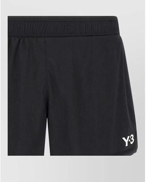 Y-3 Logo Deck Shorts - Black
