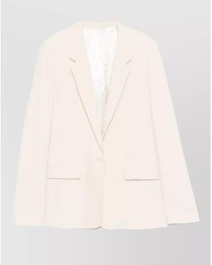 Isabel Marant Feray Single-Breasted Jacket - Natural