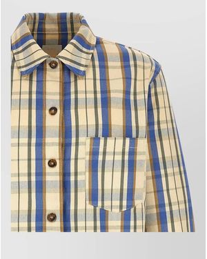 A.P.C. Checked Cotton Overshirt - Multicolour