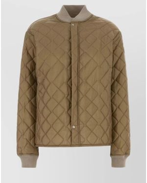 Maison Margiela Quilted Bomber Jacket - Green