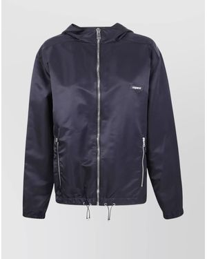 Coperni Hooded Zip Jacket - Blue