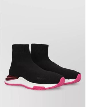 Ferragamo Textile Sneakers - White