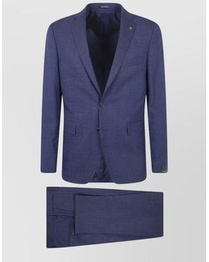 Tagliatore Bruce Tailoring Suit Notch Lapel - Blue